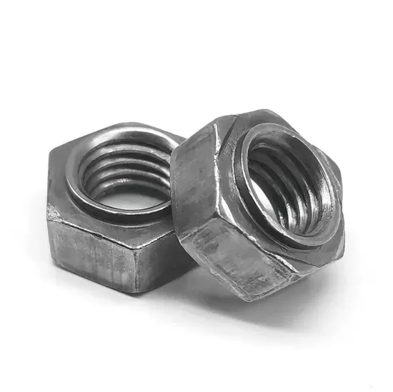 All Sizes M6 M8 M10 M12 18-8 Stainless Steel Ordinary Hexagonal Welded Nut DIN929